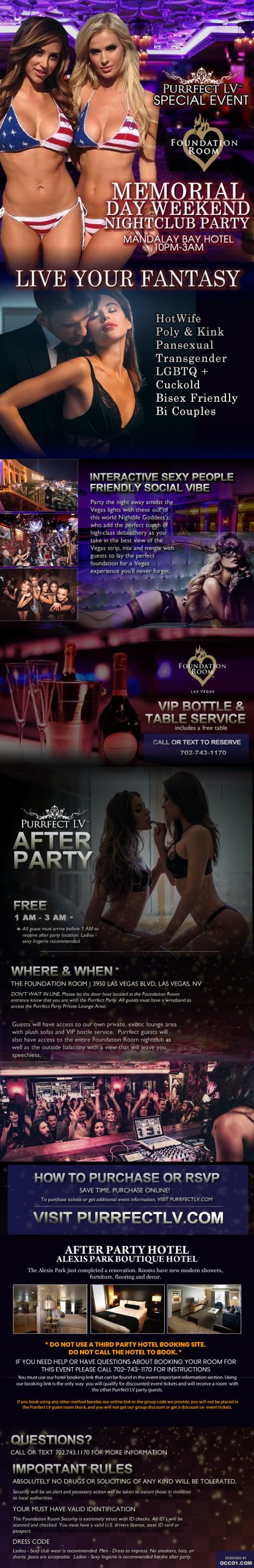 vegas vip swinger party